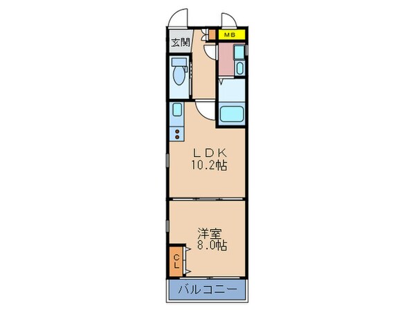 アルビオン西梅田の物件間取画像